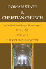 Roman State & Christian Church Volume 2 af P R Coleman-Norton