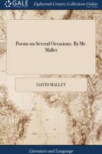 Poems on Several Occasions. By Mr. Mallet af David Mallet