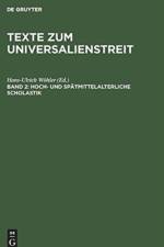 Texte Zum Universalienstreit: Hoch- Und Spaetscholastik