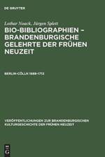 Berlin-Coelln 1688-1713 af Lothar Noack