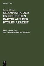 Analytischer Teil, Halfte 2 af Edwin Mayser