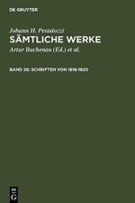 Schriften von 1818-1820 af Emanuel Dejung