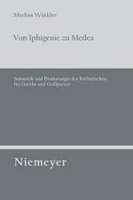 Von Iphigenie Zu Medea