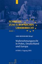 Wahrnehmungsrecht in Polen, Deutschland und Europa