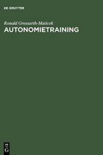 Autonomietraining af Ronald Grossarth-Maticek