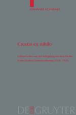 Creatio ex nihilo af Johannes Schwanke