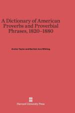Dictionary of American Proverbs and Proverbial Phrases, 1820-1880 af Archer Taylor