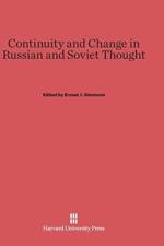Continuity and Change in Russian and Soviet Thought