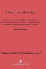 Africans on the Land af Montague Yudelman