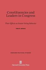 Constituencies and Leaders in Congress af John E Jackson
