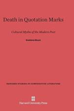 Death in Quotation Marks af Svetlana (Cornell University) Boym
