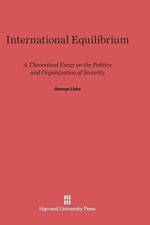 International Equilibrium af Professor George Liska