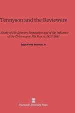 Tennyson and the Reviewers af Jr Shannon
