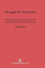 Struggle for Synthesis af LeRoy E Loemker