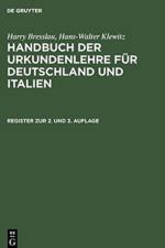 Register zur 2. und 3. Auflage af Harry Bresslau