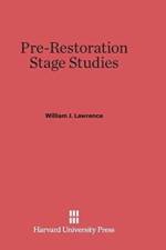 Pre-Restoration Stage Studies af William J Lawrence