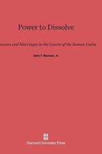 Power to Dissolve af John T