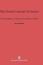 Greek Concept of Justice af Eric A Havelock
