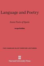 Language and Poetry af Jorge Guillen