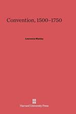 Convention, 1500-1750 af Prof Lawrence (Yale University