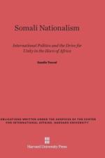 Somali Nationalism af Saadia (The Johns Hopkins University) Touval