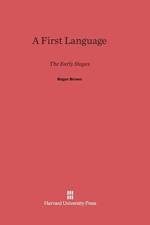 First Language af Roger (Liverpool Hope University UK) Brown