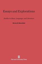 Essays and Explorations af Morton W Bloomfield