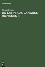 Du latin aux langues romanes II af Jozsef Herman
