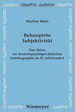 Behauptete Subjektivitat
