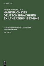 Biographisches Lexikon Der Theaterkunstler