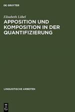 Apposition und Komposition in der Quantifizierung af Elisabeth Loebel