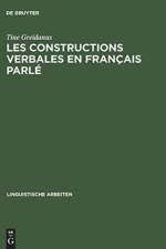 Les Constructions Verbales En Francais Parle af Tine Greidanus