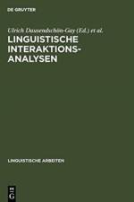 Linguistische Interaktionsanalysen