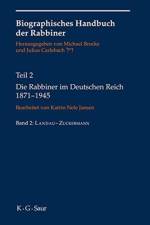 Die Rabbiner Im Deutschen Reich 1871-1945 af Michael Brocke