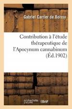 Contribution a l'etude therapeutique de l'Apocynum cannabinum af Carrier de Boissy-G