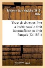 These de doctorat. De Rebus creditis en droit romain af Baudouin-J