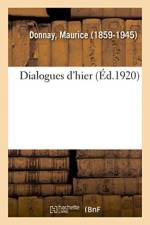 Dialogues d'hier af Donnay-M
