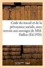 Code du travail et de la prevoyance sociale, avec renvois aux ouvrages de MM. Dalloz. 8e edition af Fleischmann-H