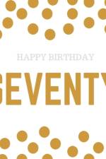 Happy 70th Birthday Guest Book (Hardcover)