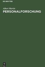 Personalforschung af Albert Martin