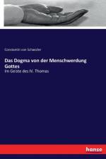 Dogma von der Menschwerdung Gottes af Constantin Von Schaezler