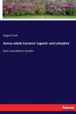 Asmus Jakob Carstens' Jugend- und Lehrjahre