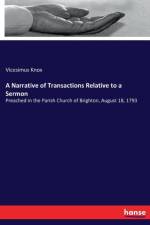 Narrative of Transactions Relative to a Sermon af Vicesimus Knox