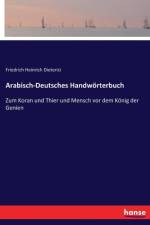 Arabisch-Deutsches Handwoerterbuch af Friedrich Heinrich Dieterici