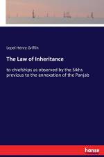 Law of Inheritance af Lepel Henry Griffin
