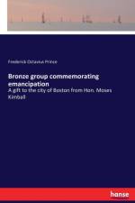 Bronze group commemorating emancipation af Frederick Octavius Prince