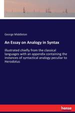 Essay on Analogy in Syntax af George Middleton