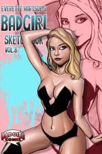 BADGIRL SKETCHBOOK VOL.8-kickstarter COVER af Everette Hartsoe