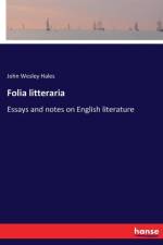Folia litteraria af John Wesley Hales