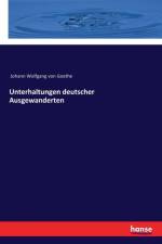 Unterhaltungen deutscher Ausgewanderten af Johann Wolfgang von Goethe